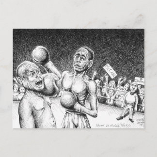 Obama mot McCain, K.O. Vykort