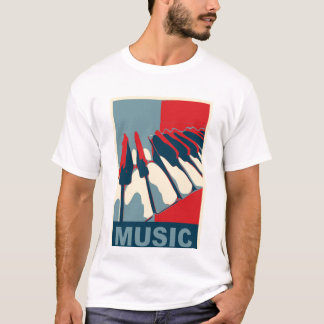 Obama musikskjorta t shirt