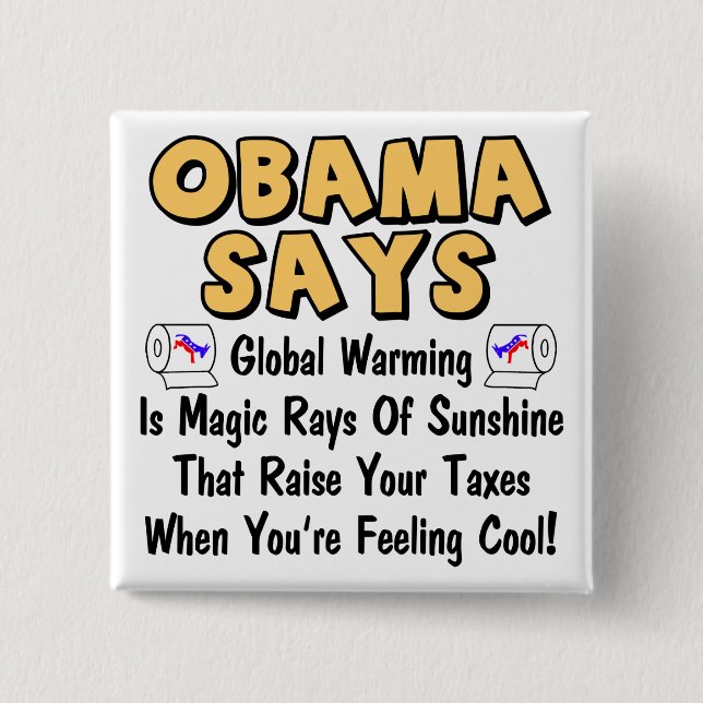 Obama något att säga knapp (Framsida)