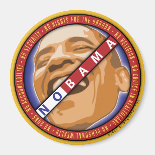 Obama "Nobama" Magnet (Framsidan)