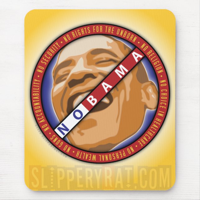 Obama "Nobama" Mousepad Musmatta (Framsidan)