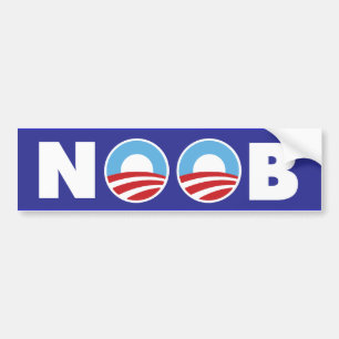 Obama Noob Bildekal