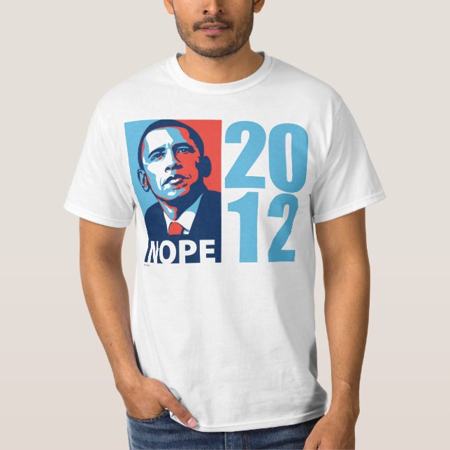 Obama NOPE 2012 T-shirt (Framsida)