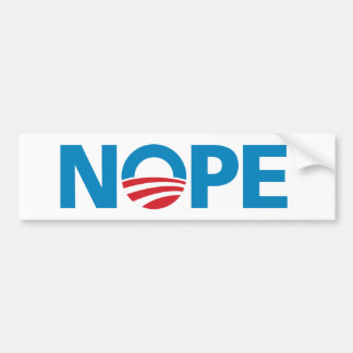Obama "NOPE-" bildekal