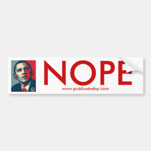 Obama Nope bildekal
