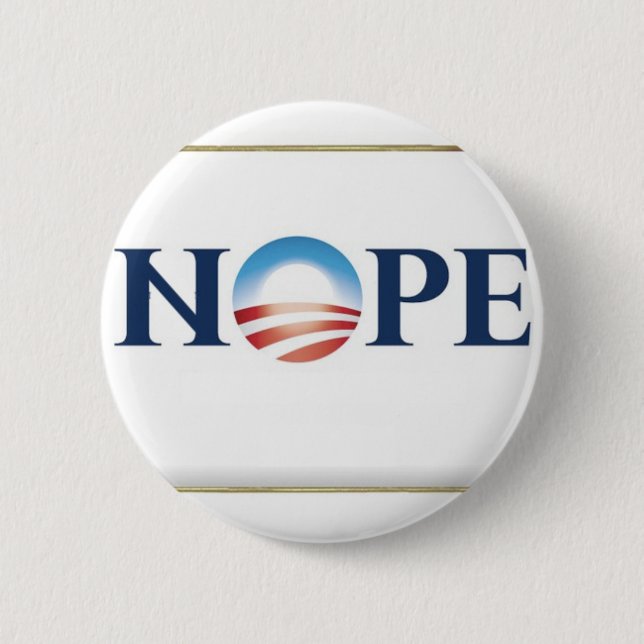 Obama Nope Knapp (Framsida)