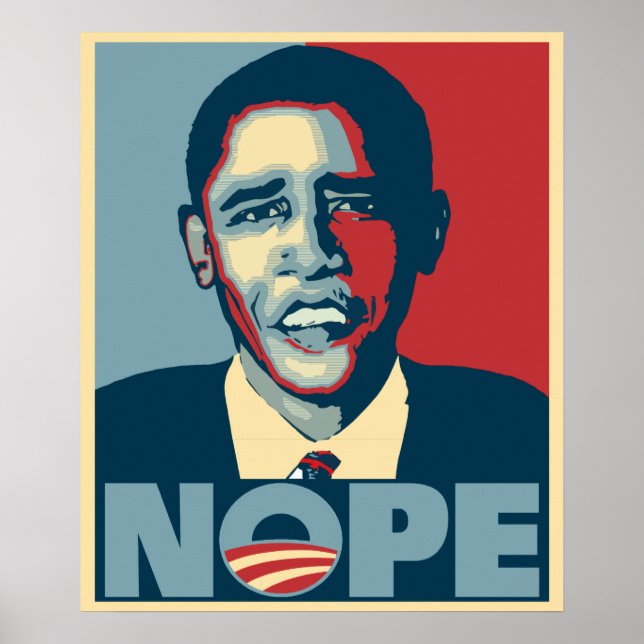 Obama Nope Poster (Framsidan)