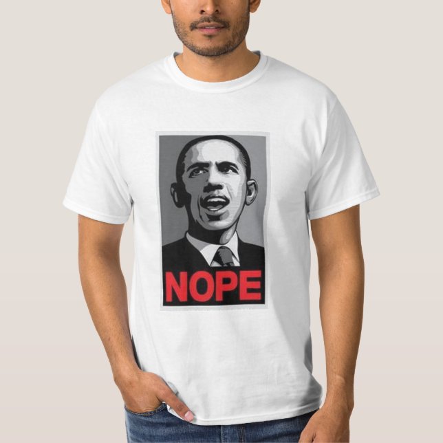 Obama Nope Tee Shirt (Framsida)