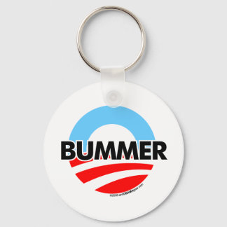 Obama O Bummer Logotyp Nyckelring