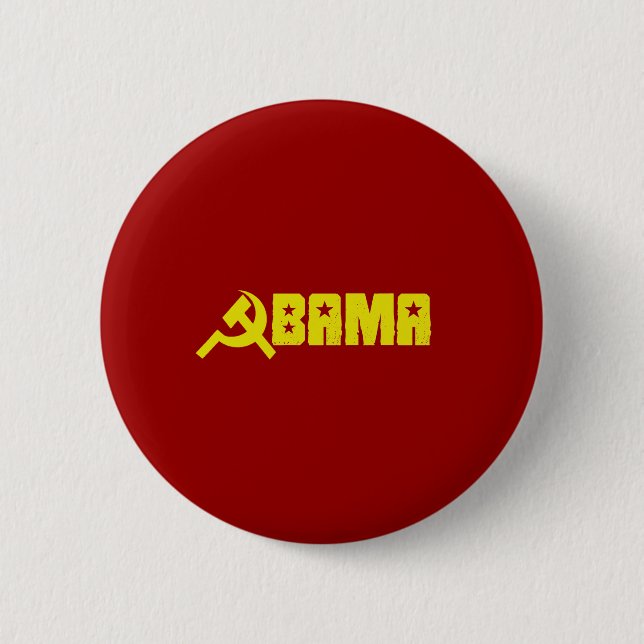 Obama - Obama är kommunist Knapp (Framsida)