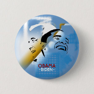 Obama och Biden Knapp