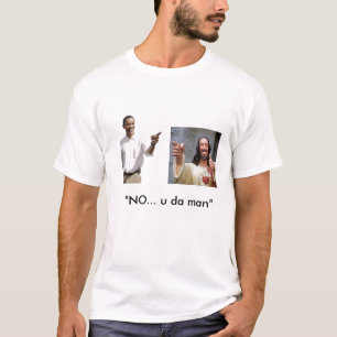obama och jesus (finna hatten för att matcha), t-shirt