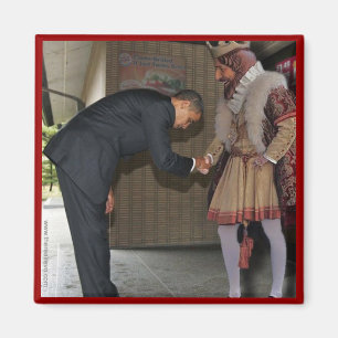 Obama och kungen magnet
