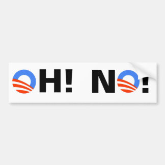 Obama OH! INTE! Bildekal