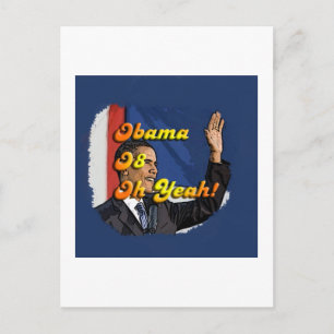 Obama Oh Ja-vykort Vykort