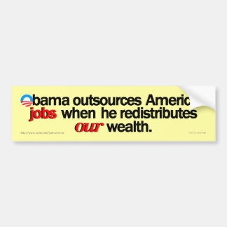 Obama omfördelar den Americas rikedombildekalet Bildekal
