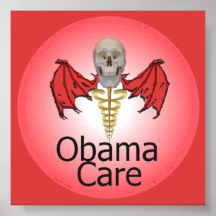 OBAMA OMSORGaffisch Poster