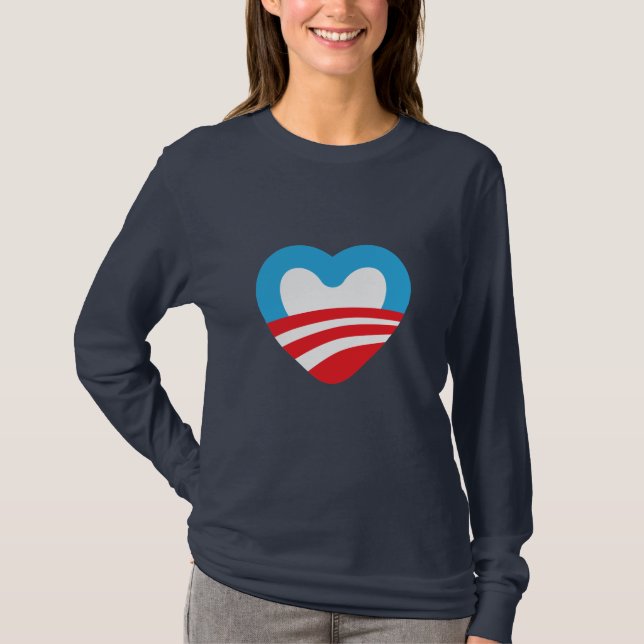 Obama omsorgar t-shirt (Framsida)