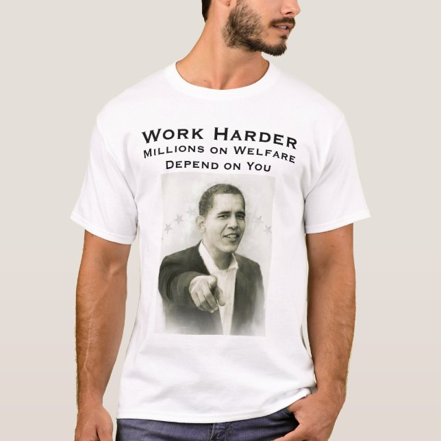 obama önskar dig t shirt (Framsida)