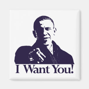Obama önskar jag dig! Magnet