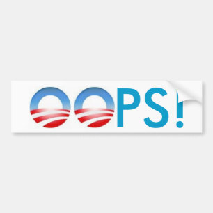Obama OOPS! Bildekal