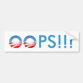 Obama Oops! Bildekal