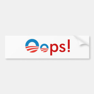 Obama Oops! Bildekal