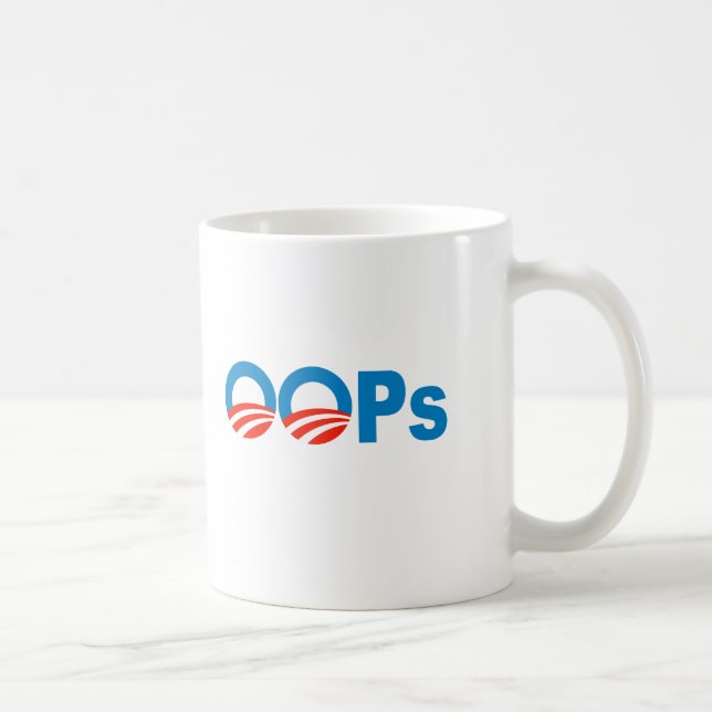 Obama oops kaffemugg (Höger)