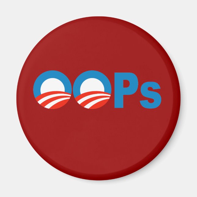 Obama oops magnet (Framsidan)
