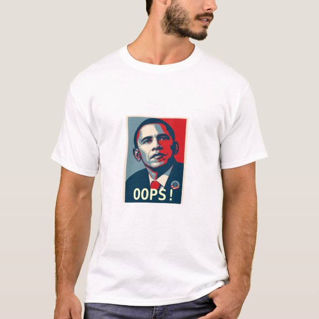 Obama OOPS! T-shirt (Framsida)
