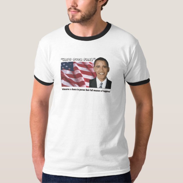 Obama öppnings- citationsteckenT-tröja T Shirt (Framsida)