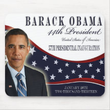 Obama öppningsanförandesouvenir 2013 Mousepad