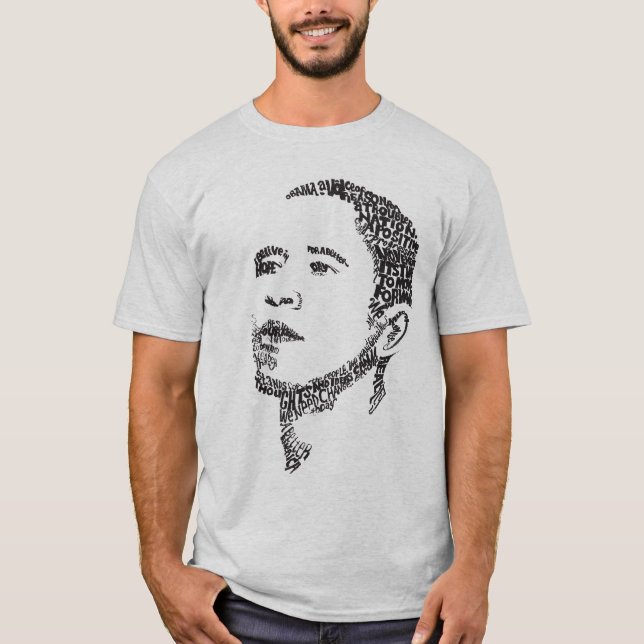 Obama ord av hopp tee shirt (Framsida)