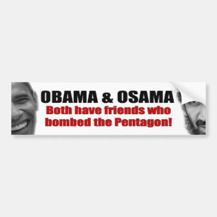 Obama & Osama Bildekal