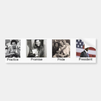 Obama övar pridepresident bildekal