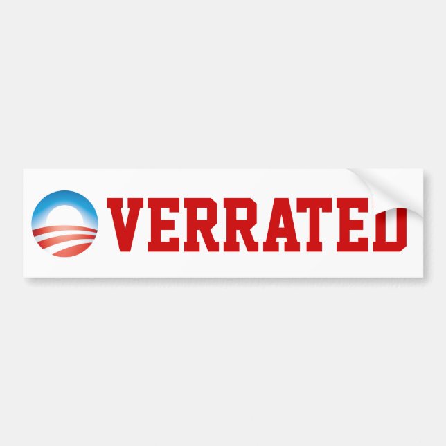 Obama överskattade bildekal (Framsidan)