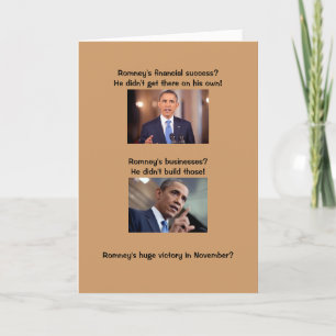 Obama på framgång kort