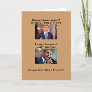 Obama på framgång kort