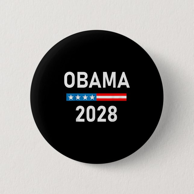 Obama på president Obama 2028 Knapp (Framsida)