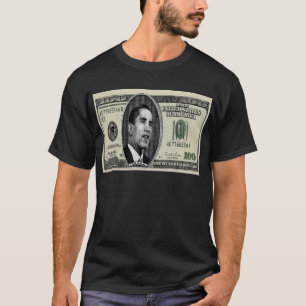 Obama på räkning $100 tee shirt