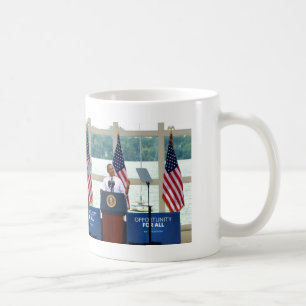 Obama på sjön Harriet Kaffemugg