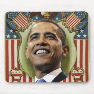 Obama patriotiska Mousepad Musmatta