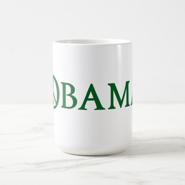 Obama Peace Symbol Coffee Mugg (Center)