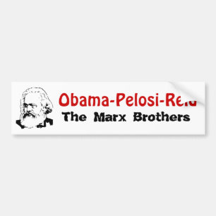 Obama-Pelosi-Reid - de Marx bröderna Bildekal