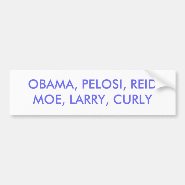 OBAMA PELOSI, REIDMOE, LARRY SOM ÄR LOCKIG BILDEKAL (Framsidan)