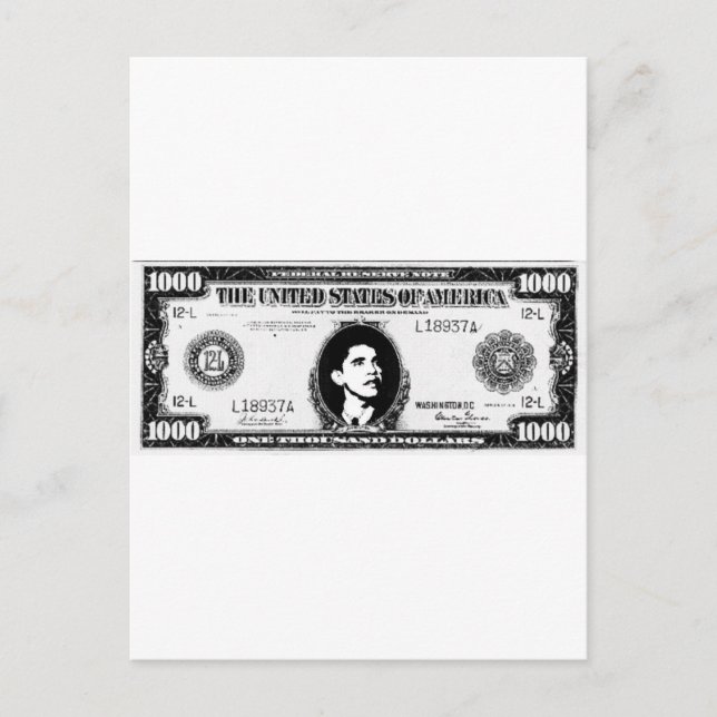 Obama Pengarar Vykort (Framsida)