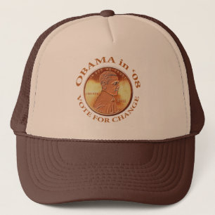 Obama Penny Hat Truckerkeps
