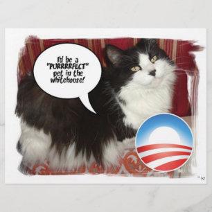 Obama Pet/Politiskt humor Reklamblad