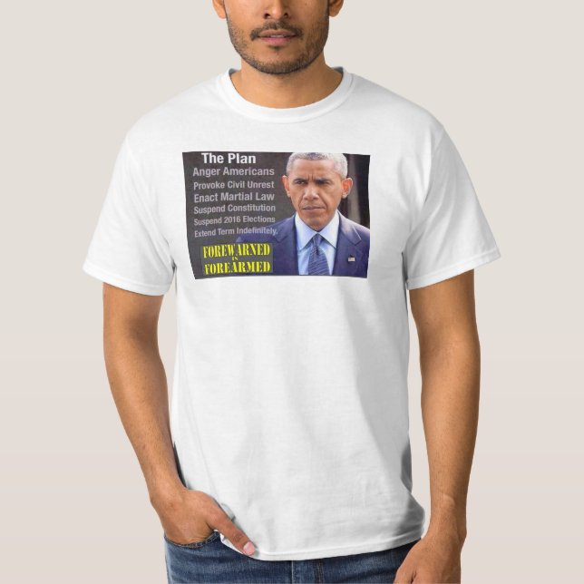 OBAMA, planen T-shirt (Framsida)