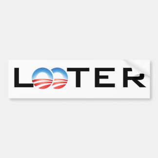 Obama plundrare bildekal